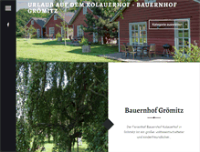 Tablet Screenshot of kolauerhof.de